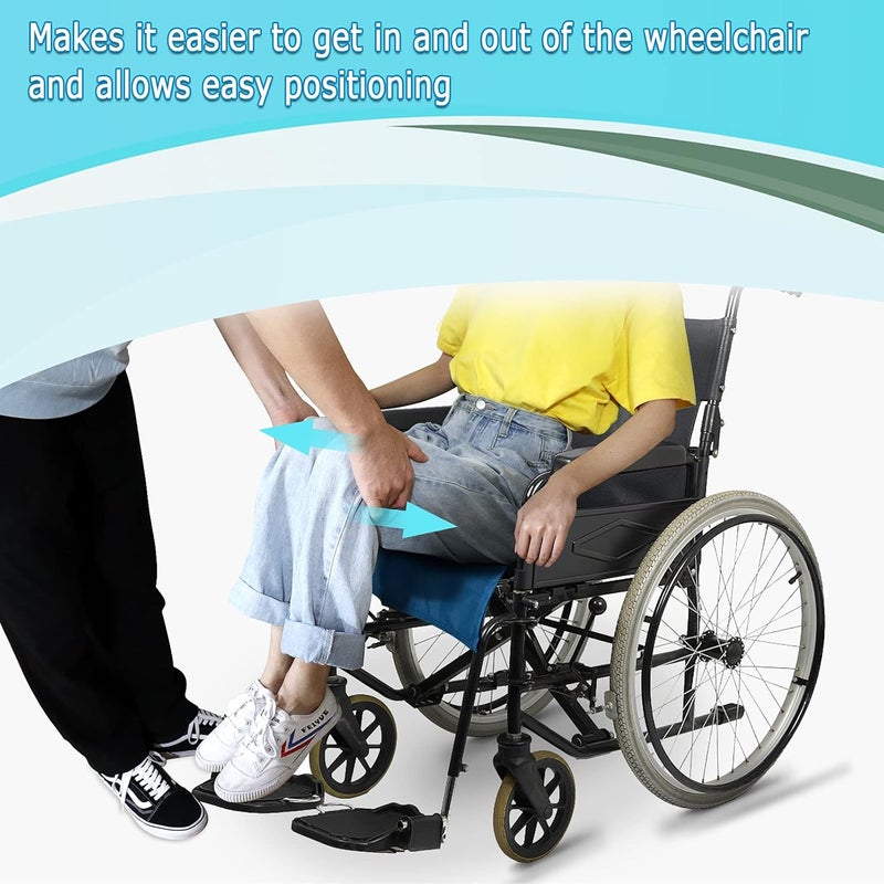 LOSCHEN Tubular Slide Sheet for Elderly Transfer, Sliding Draw Sheets to Assist Moving Elderly - for Cars, Vehicles, Wheelchairs and Bed Transfers - Hospitals & Home Care (Green, 24" x 16"(60x40cm)) - Image 4