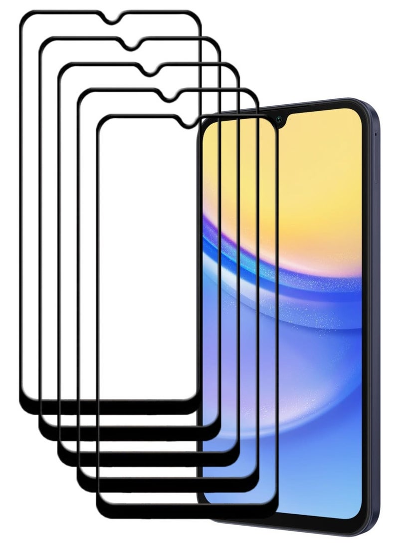 ACLIX 5 Pieces Antistatic ESD Dustproof Premium Quality High Definition Tempered Glass Screen Protector Designed For Samsung Galaxy A16 5G - Image 1