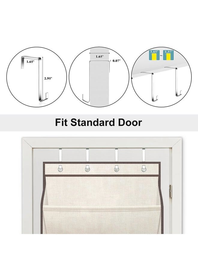Sleeping Lamb Shoe Rack for Door, Kids Door Shoe Organizer for Closet hanger, Narrow Hanging Sneaker Storage with Large Deep Pockets for Toddler, Girl, Baby Room Decor, Beige - Image 5