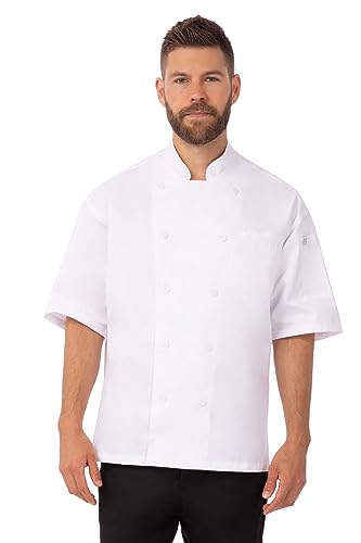 Chef Works Unisex Palermo Executive Chef Coat, White, Large - Image 5