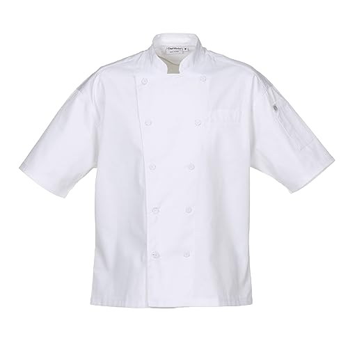 Chef Works Unisex Palermo Executive Chef Coat, White, Large - Image 2