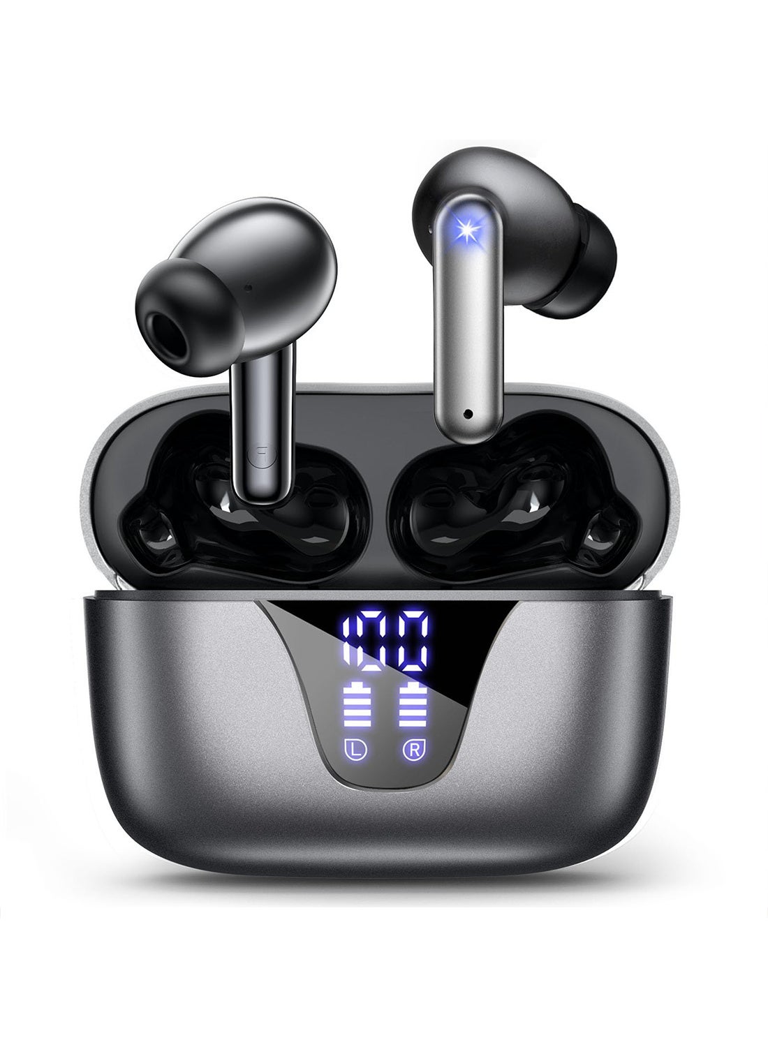 xlevel Xlevel Wireless Earpiece For Cellphone Percent Noise Reduction Adaptive Cancelling Ears And Environment Sound 50hrs Stereo Deep Bass Ear Buds With Power Display Charging Case Buit Mic IPX5 Waterproof Headset ZF9AAFF5AC5DBEEB8149EZ