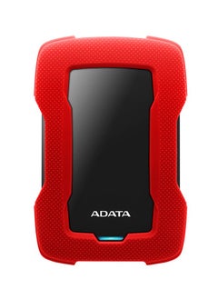 ADATA ADATA HD330 1TB USB 3.0, High-speed Shock-absorbing External Hard Drive, Extra Slim Portable Waterproof Mobile Hard Drive, (1TB Red)  - Image 1