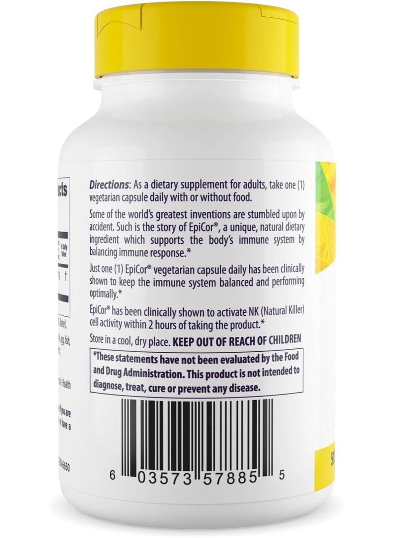Healthy Origins EpiCor - High Metabolite Immunogens, Supports a Healthy Immune System| 500 MG | Dietary Supplements|150 Veggie Caps - Image 3
