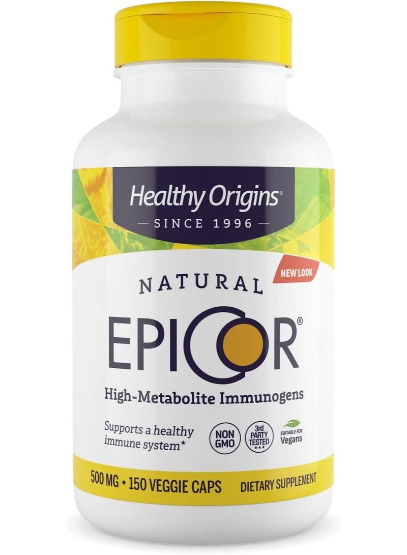 Healthy Origins EpiCor - High Metabolite Immunogens, Supports a Healthy Immune System| 500 MG | Dietary Supplements|150 Veggie Caps - Image 1