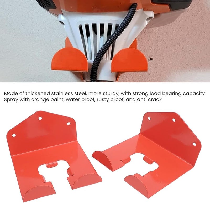 حامل أداة تقليم الفولاذ المقاوم للصدأ - رف تخزين أدوات الطاقة الثقيلة - تنظيم المرآب - Image 3