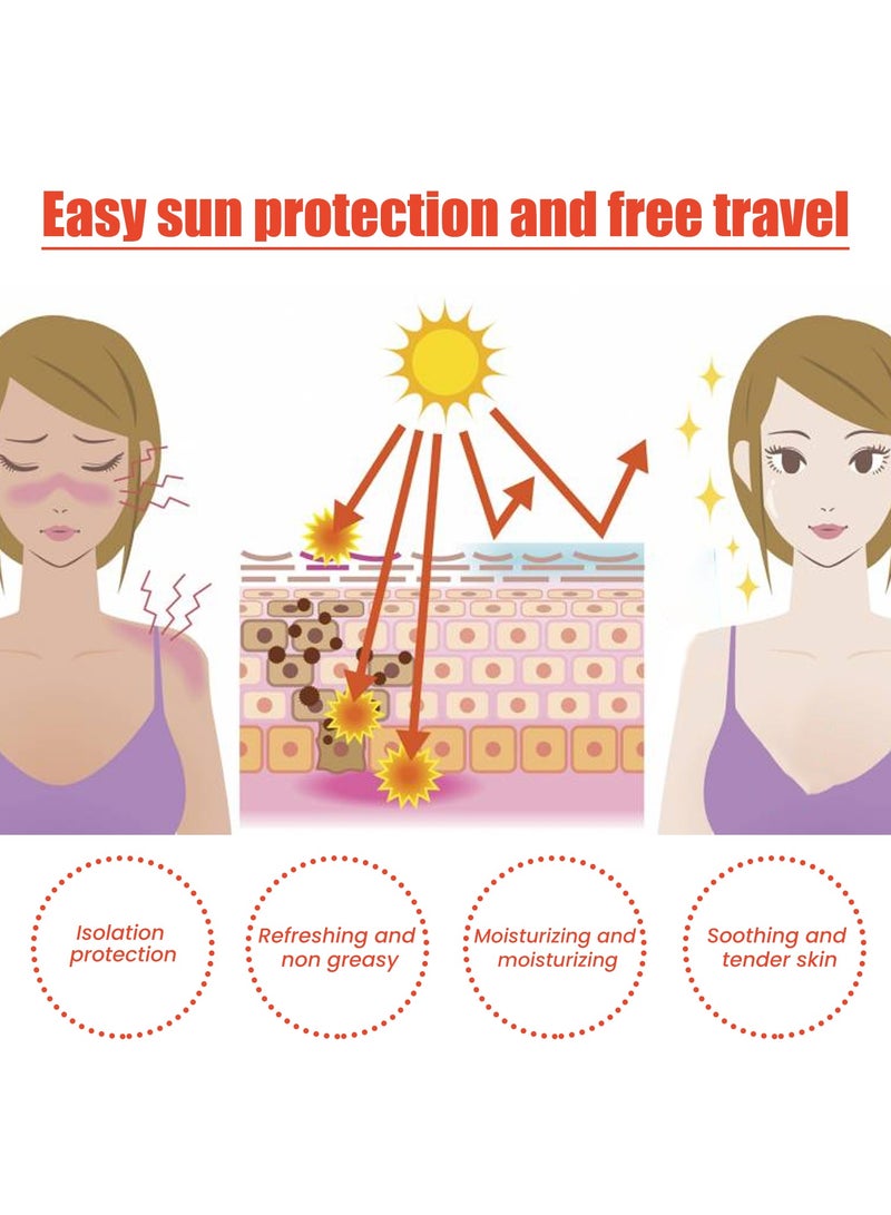 OUHOE SPF 90 Sunscreen Cream – Long-Lasting UV Protection, Moisturizing, Whitening & Waterproof Sunblock for Radiant Skin Care - Image 5