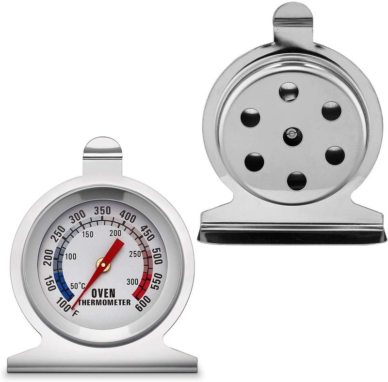 LightBeam 2" Dial Oven Thermometer with Temperature Range 100°F to 600°F, Instand Read Large Dial Kitchen Thermometer for Baking, Grill & Smoker - Image 2