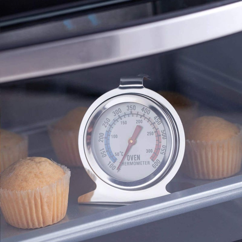 LightBeam 2" Dial Oven Thermometer with Temperature Range 100°F to 600°F, Instand Read Large Dial Kitchen Thermometer for Baking, Grill & Smoker - Image 3