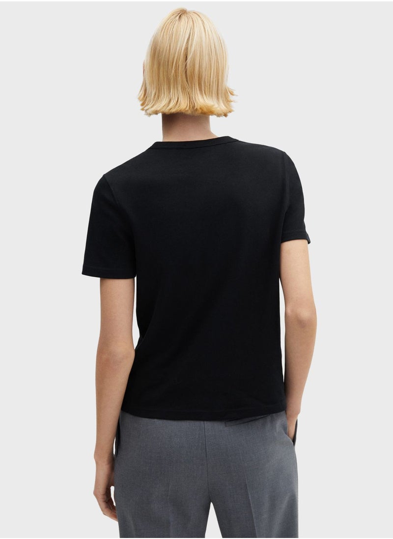 MANGO - Crew Neck T-Shirt - Image 1