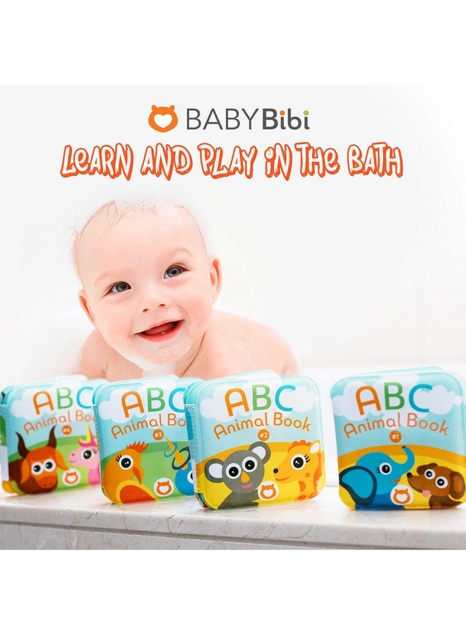 BabyBibi Baby Bath Books Mega Set (Pack of 13 Books) - Educational Waterproof Baby Bathtime Plastic Books for Bath Tub with Animals, Colors, Numbers and ABC Letters - Learning Toy Books for Babies and Toddlers - Image 5