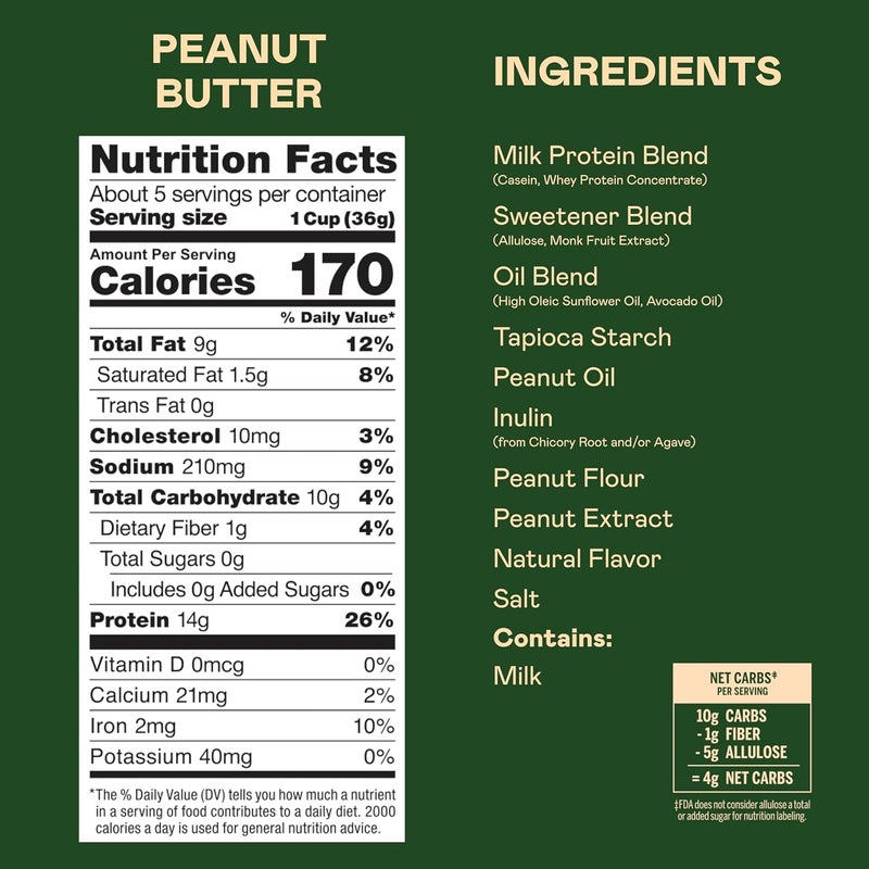 Magic Spoon High Protein Peanut Butter Cereal - 4 Pack of 7oz Boxes - Sugar Free, Gluten Free, Low Carb & Keto Friendly - Image 2