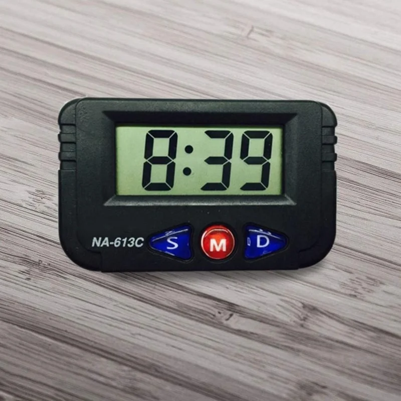 Nako 613C Car Dashboard Electronic Clock Digital Hour Meter Desktop Clock