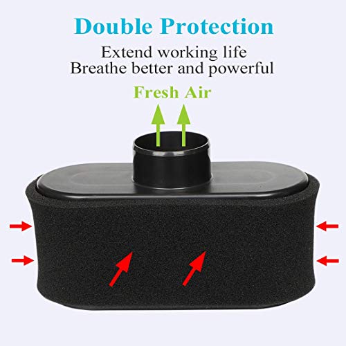 HOODELL 2 Pack 11013-7047 Air Filter with Pre Filter - for Kawasaki FR651V FR691V FR730V Engine Hustler Husqvarna Gravely Lawn Mower Tractor Air Filter - Image 2