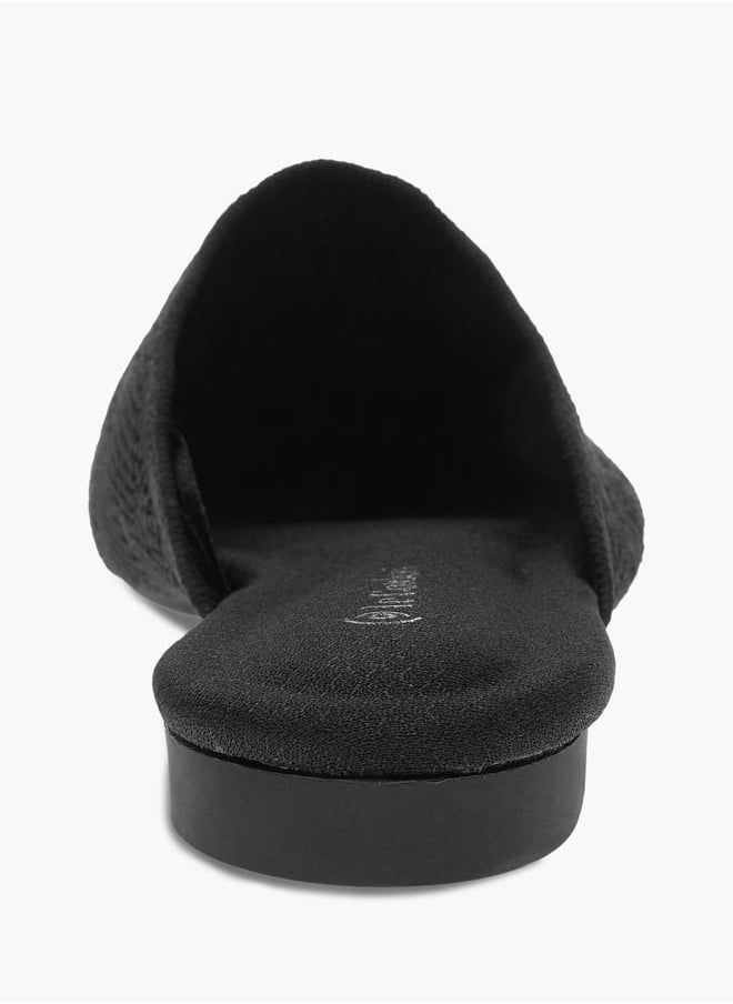 Le Confort Women Textured Slip-On Mules  - Image 5