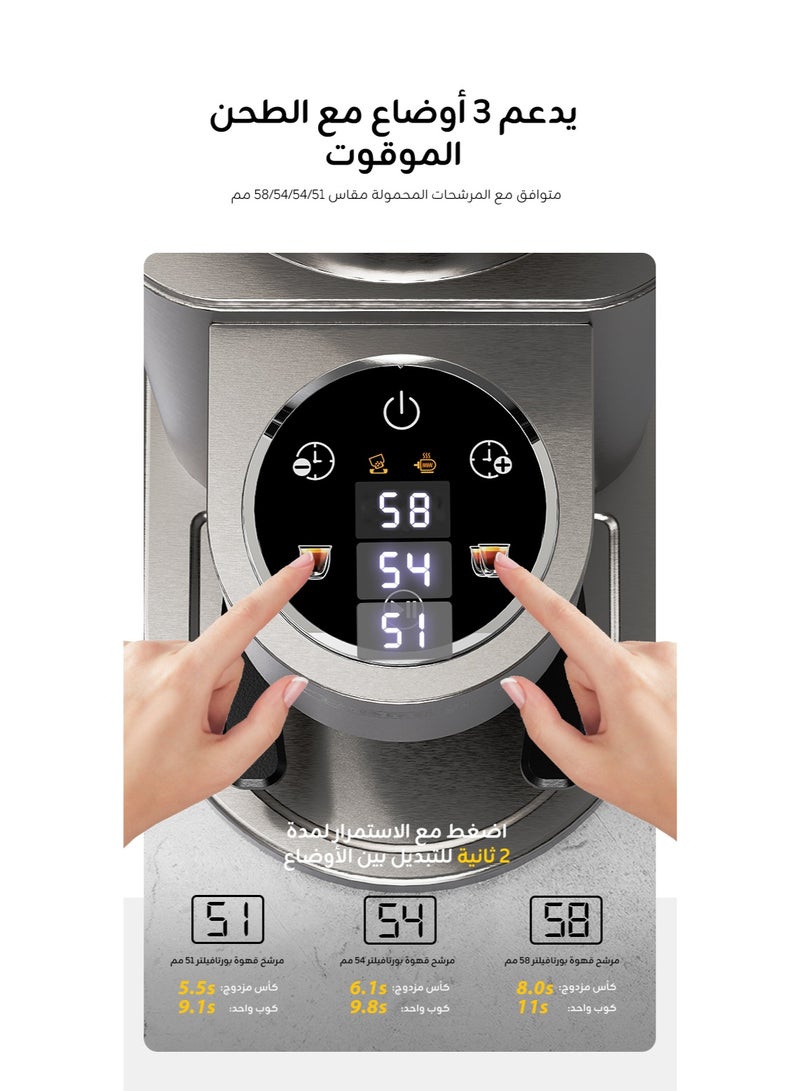 HiBREW مطحنة قهوة أوتوماتيكية HiBREW مع 48 إعداد طحن قابل للتخصيص G7 - Image 5