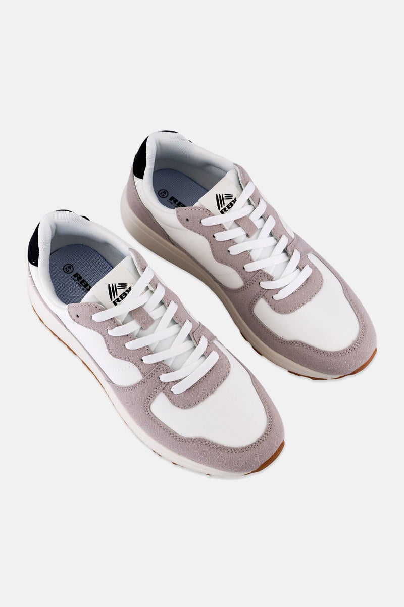 RBX Men Brand Logo Lace Up Outdoor Shoes, Multicolor - Image 4