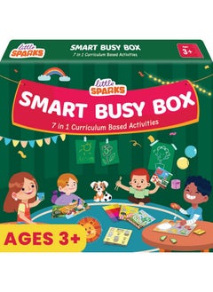 Smartivity Montessori Based Busy Box For 3,4,5 Years Old Boys And Girls I 7In1 Preschool Learning Activity Kit For Toddlers 3-6 I Birthday Gift For Kids I Educational Toy Vocabulary, Fine Motor Skill  - Image 1