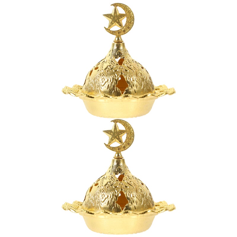 2pcs Incense Cone Burner Small Incense Burner Table Decor Middle East Incense Burner - Image 1