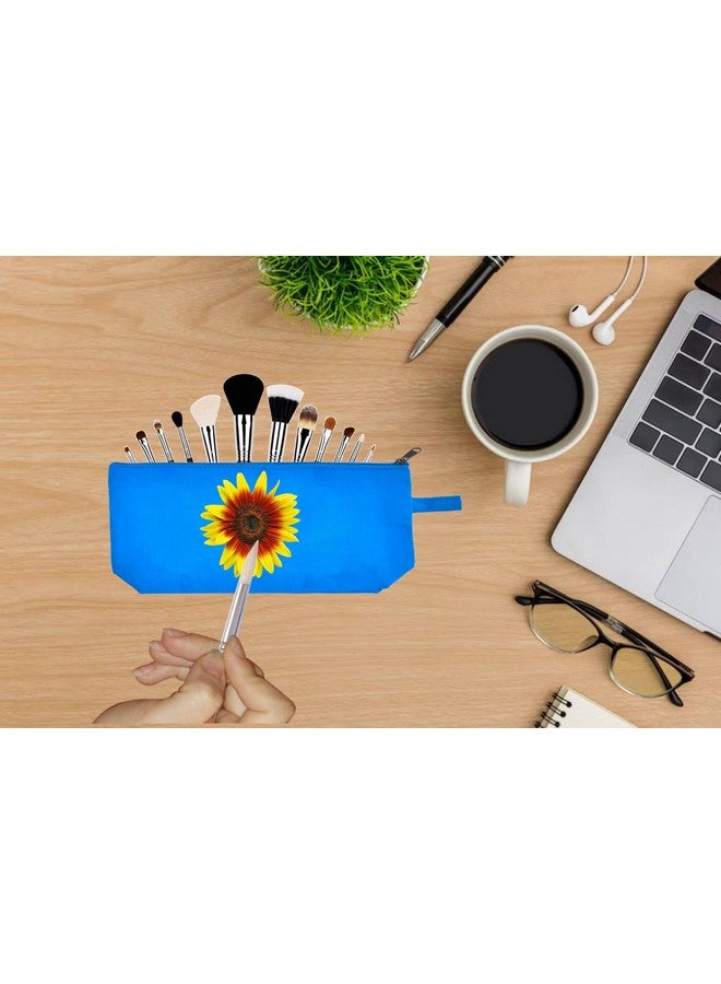 ليفي حافظة أقلام متعددة الأغراض من ليفاي بسحاب، أدوات مكتبية متعددة الأغراض، حافظة أقلام، 9 × 3.5 بوصة، قماش قطني 100% - عبوة من 6 و10 و20 قطعة (6، أزرق - 6 قطع) - Image 3