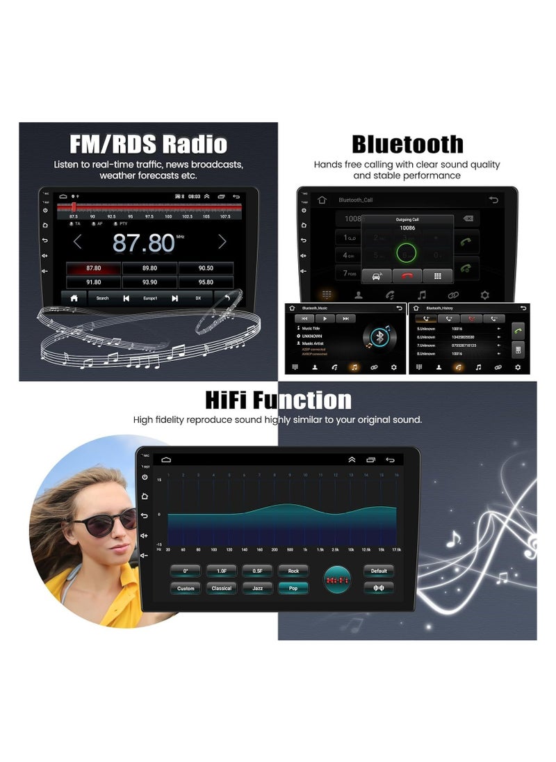 SHEZA STAR - Android Car Stereo for Lexus RX300 Toyota Harrier 1998 1999 2000 2001 2002 2003 1GB RAM 32GB ROM 9 Inch MirrorLink WiFi BT, IPS Touch Screen with AHD Camera Included - Image 1