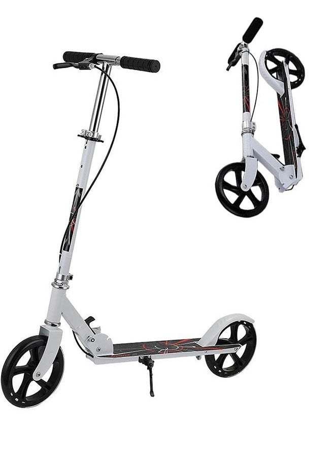 Topleo Scooters for Adults Teens Kick Scooter with Adjustable Height Dual Suspension and Shoulder Strap 8 inches Big Wheels Scooter Smooth Ride Commuter Scooter Best Gift for Kids Age 10 Up  - Image 1