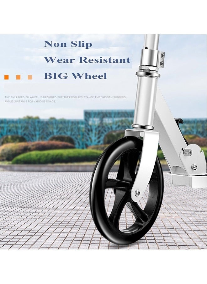 Topleo Scooters for Adults Teens Kick Scooter with Adjustable Height Dual Suspension and Shoulder Strap 8 inches Big Wheels Scooter Smooth Ride Commuter Scooter Best Gift for Kids Age 10 Up  - Image 5