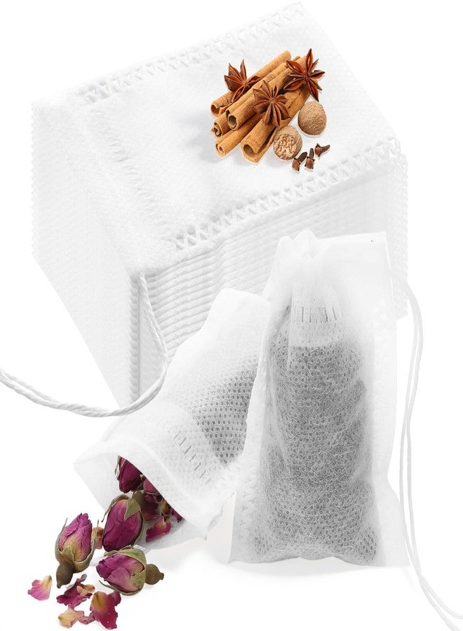 Ferrochef 1800 Pcs Tea Bags for Loose Leaf Disposable Tea Filter Bags Bulk Natural Empty Drawstring Infuser Sachets for Coffee Spices Herbs - Image 1