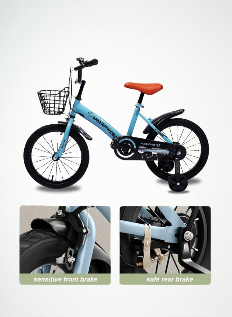 MG Children's bicycle for 5-9 Years old Kids Bike, 18 inch Cycle, Blue - Image 5