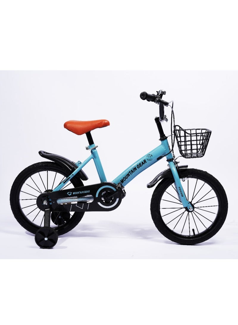 MG Children's bicycle for 5-9 Years old Kids Bike, 18 inch Cycle, Blue - Image 1