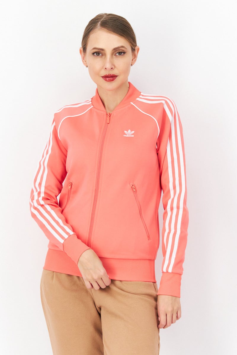 adidas Originals Women Sportswear Fit Long Sleeve Training Jacket, Pink  - Image 1