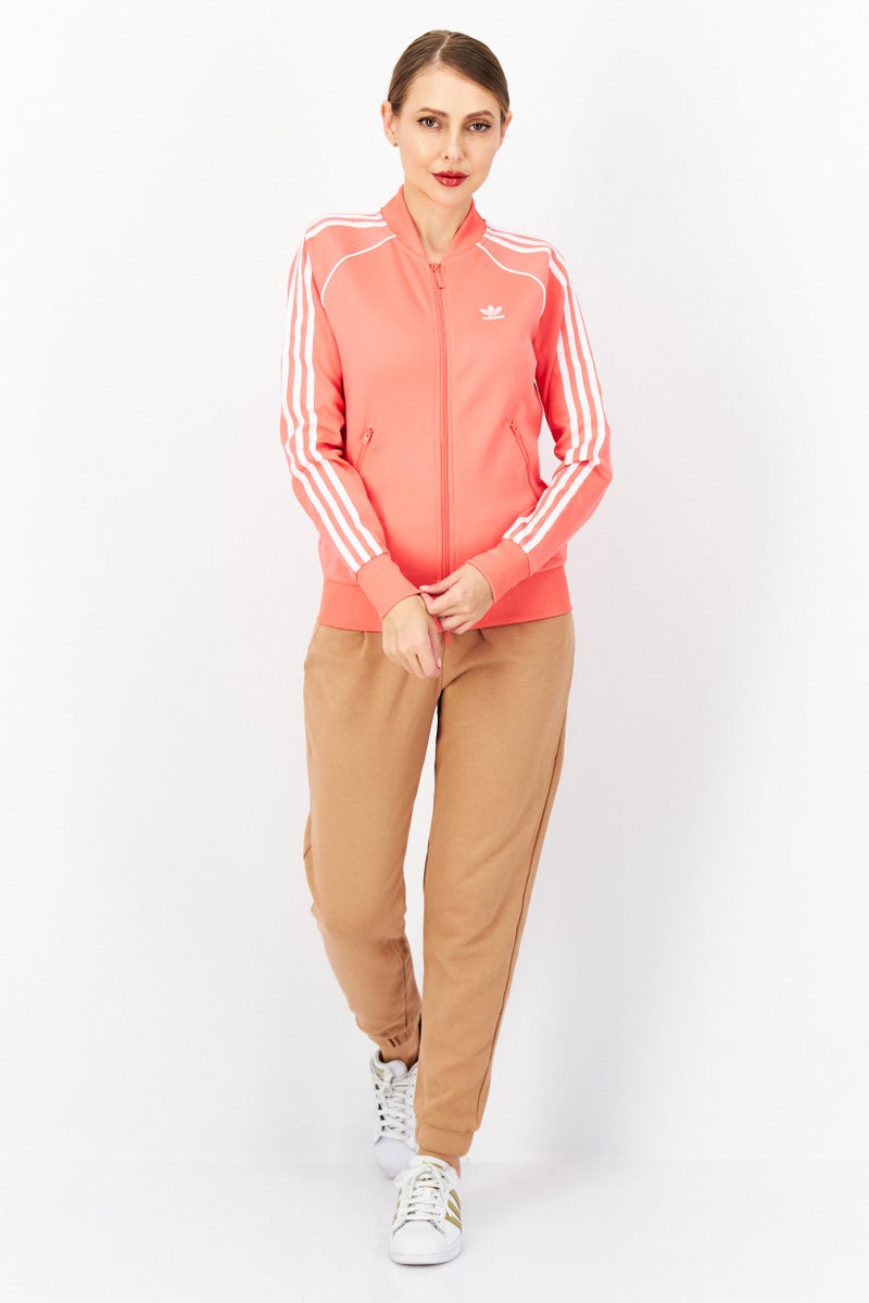 adidas Originals Women Sportswear Fit Long Sleeve Training Jacket, Pink  - Image 4