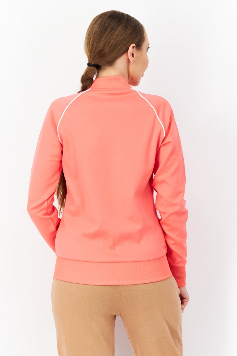 adidas Originals Women Sportswear Fit Long Sleeve Training Jacket, Pink  - Image 3