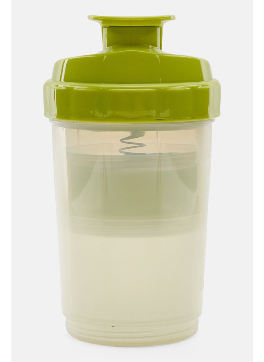 KitchenCraft - Healthy Eating Protein Shaker Bottle 575ml, Light Green - Image 1
