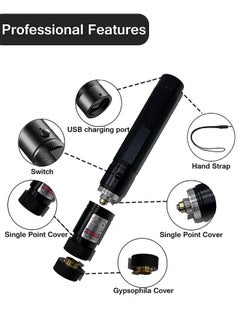 High Power Green Laser Pointer Flashlight, High Lumens Compact and Rechargeable Flash Light Portable Laser Pointer for Camping Hiking, Outdoor Emergency, Tactical Presentation Dot for Indoor Teaching, Hiking, and Cat Play - pzsku/ZF9AC5A0410866C1375F3Z/45/_/1732159492/a6da9fa8-d4ac-48cb-9b47-b5b9f2a39119