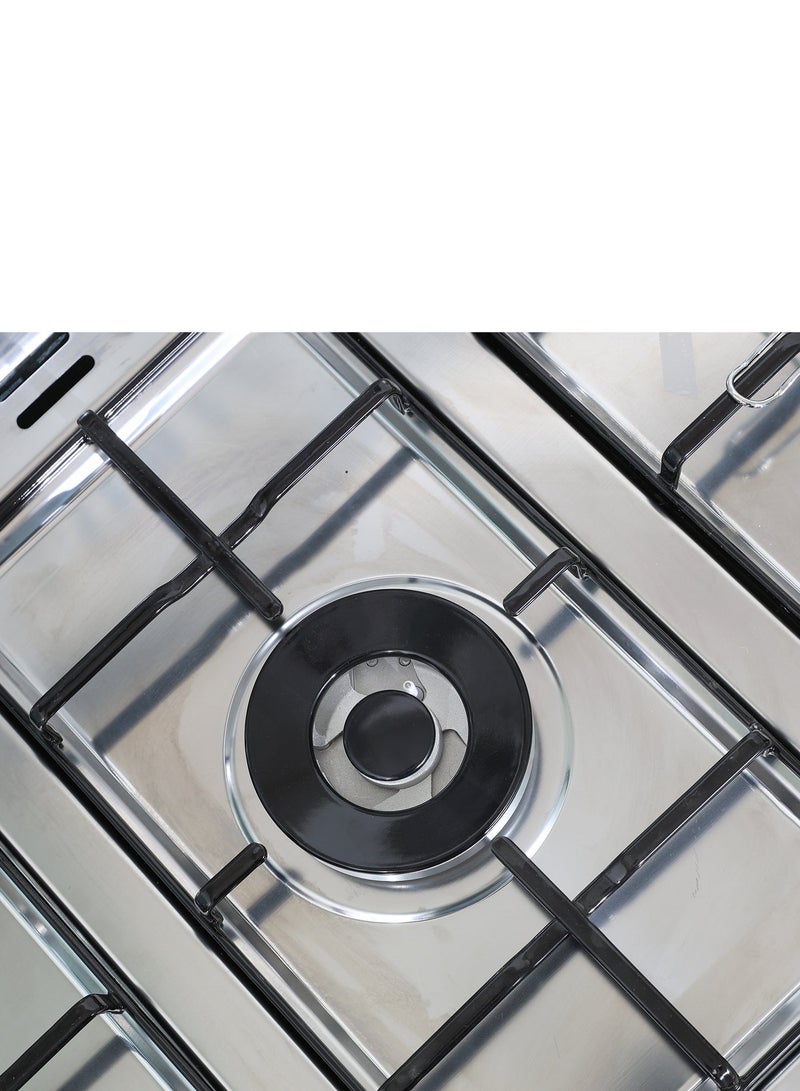 Gloria Gas Oven, 60*90 Cm, Steel surface, 5 Burners, Timer, Full safety, Egyptian Made - FG9060L - Image 4