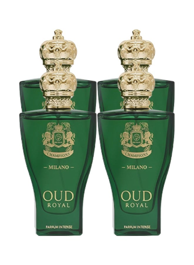 انفينيتو 4 قطع عطر تشامبيونز ميلانو عود رويال إنتنس للجنسين 100 مل - Image 1