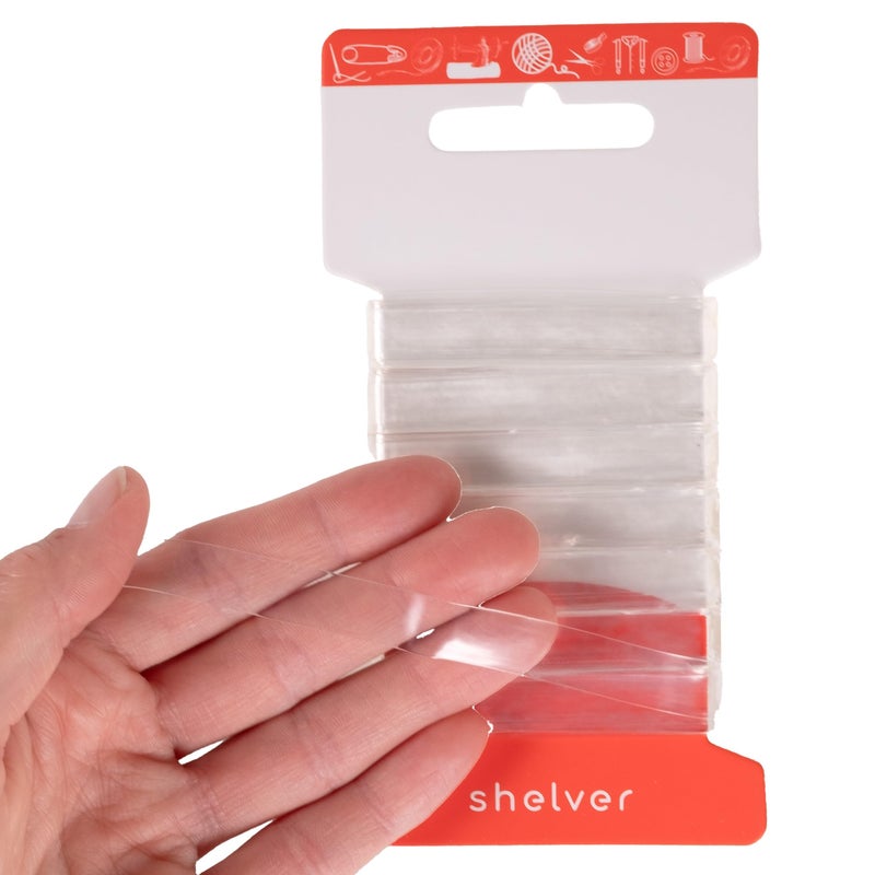 Shelver Transparent Clear Elastic Lightweight and Stretchy 10mm 10 Meters