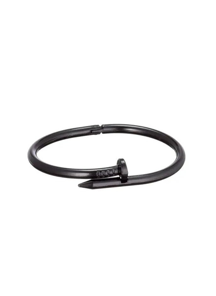 Fayrouz Jewellery - Modern bracelet - 18K 316L stainless steel - elegant open nail design - Image 1