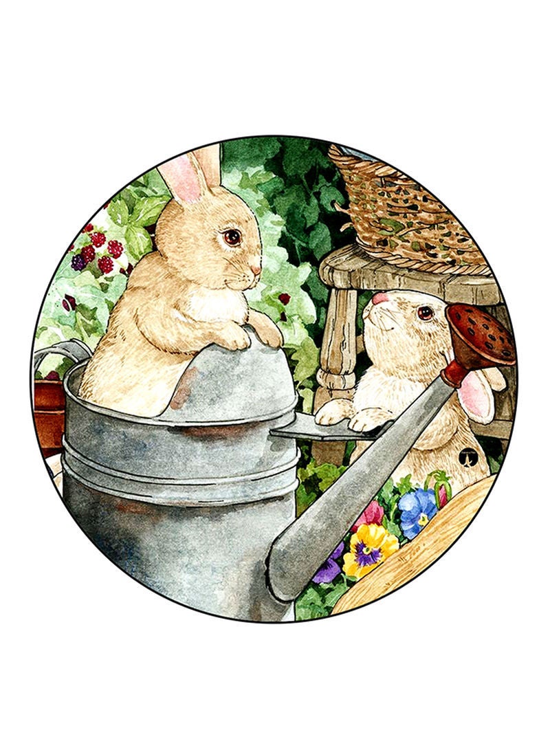 RKN Rabbits Printed Fridge Magnet Multicolour - Image 1