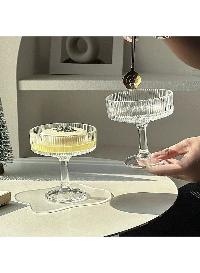 PINKSAMA 2pcs Dessert Cup, Dessert Bowl, Glass Dessert Cup, Ice Cream Cup, Pudding Cup, Custard Bowl - Image 5