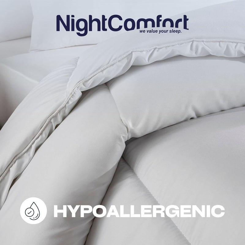 Night Comfort لحاف صيفي مضاد للحساسية 1.5 توغ - حجم مفرد من الألياف الدقيقة - Image 3