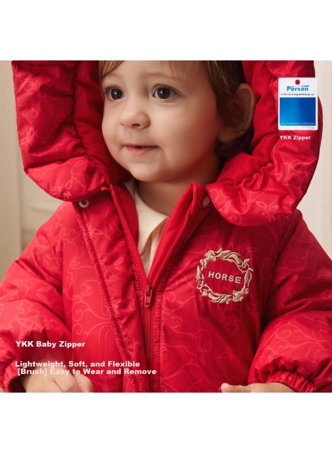 Aqpa [good Luck] Baby Three-proof Winter Thick Cotton Jacket Good Luck 100