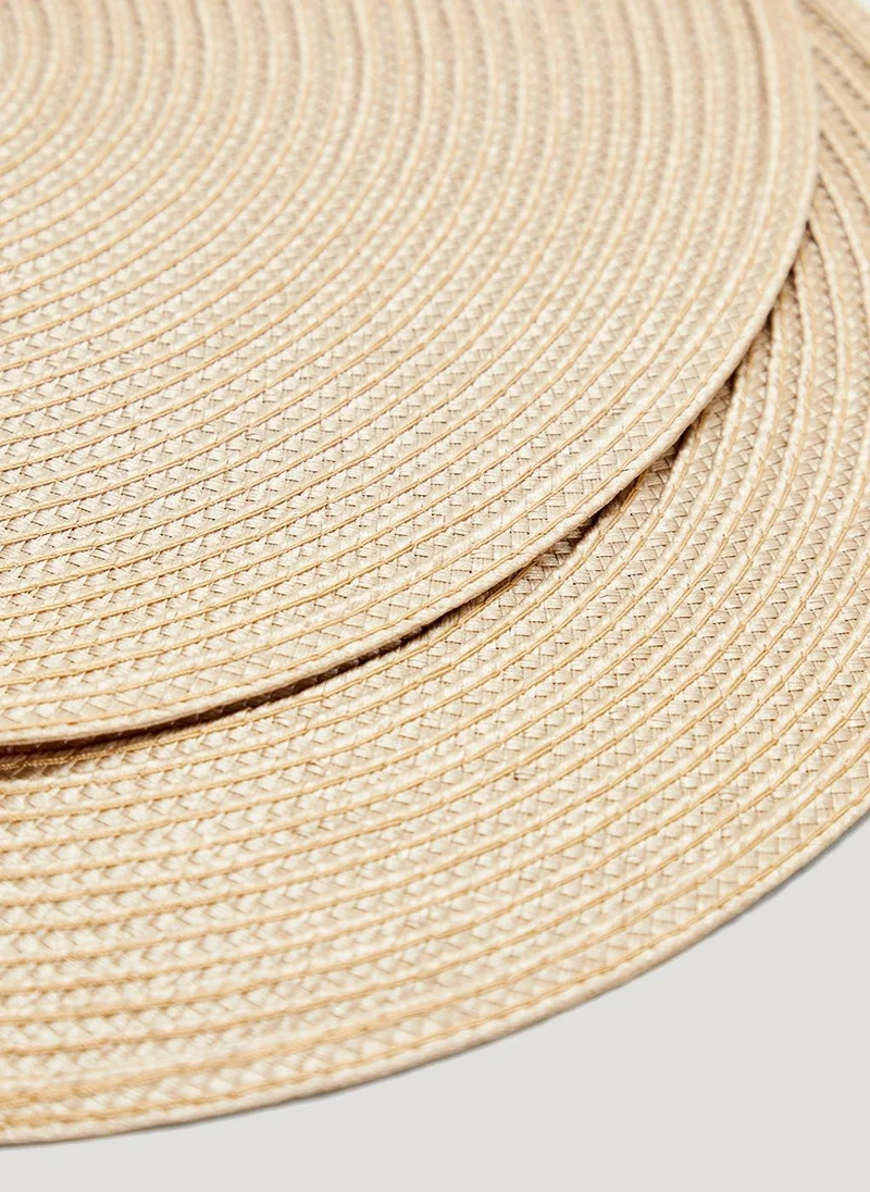Matalan 4 Pack Natural Woven Placemats