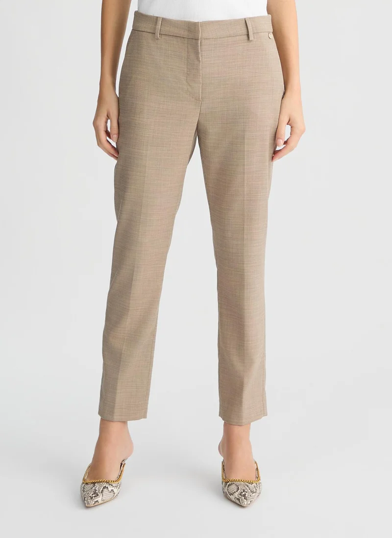 Liu Jo Beige high-rise trousers