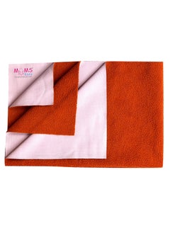 MOMSEASY MOMSEASY Water Proof and Reusable MatBed ProtectorAbsorbent Drysheet Maroon Large 140x100 cm 