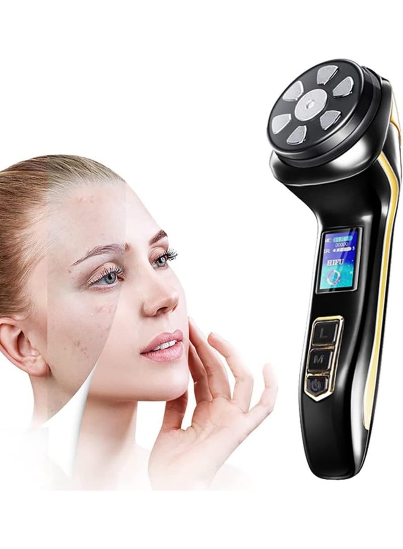 general Mini HIFU Machine Rejuvenation Skin Lifting Beauty Device for Women Face and Body Chin Neck Eye Portable RF Ultrasonic EMS Pulse Facial Massager - Image 1