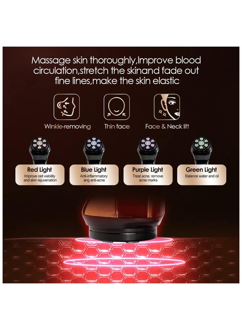 general Mini HIFU Machine Rejuvenation Skin Lifting Beauty Device for Women Face and Body Chin Neck Eye Portable RF Ultrasonic EMS Pulse Facial Massager - Image 3