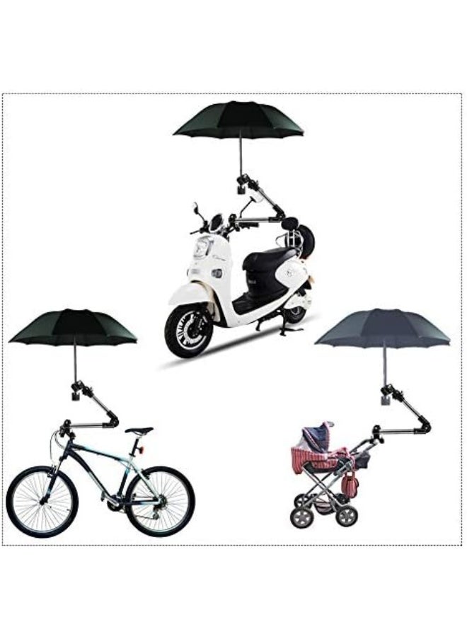 Zerodis Umbrella Holder for Stroller, 360Â° Adjustable Bike Umbrella Stretch Mount Stand Holder Baby Stroller Pram Chair(Black) - Image 5