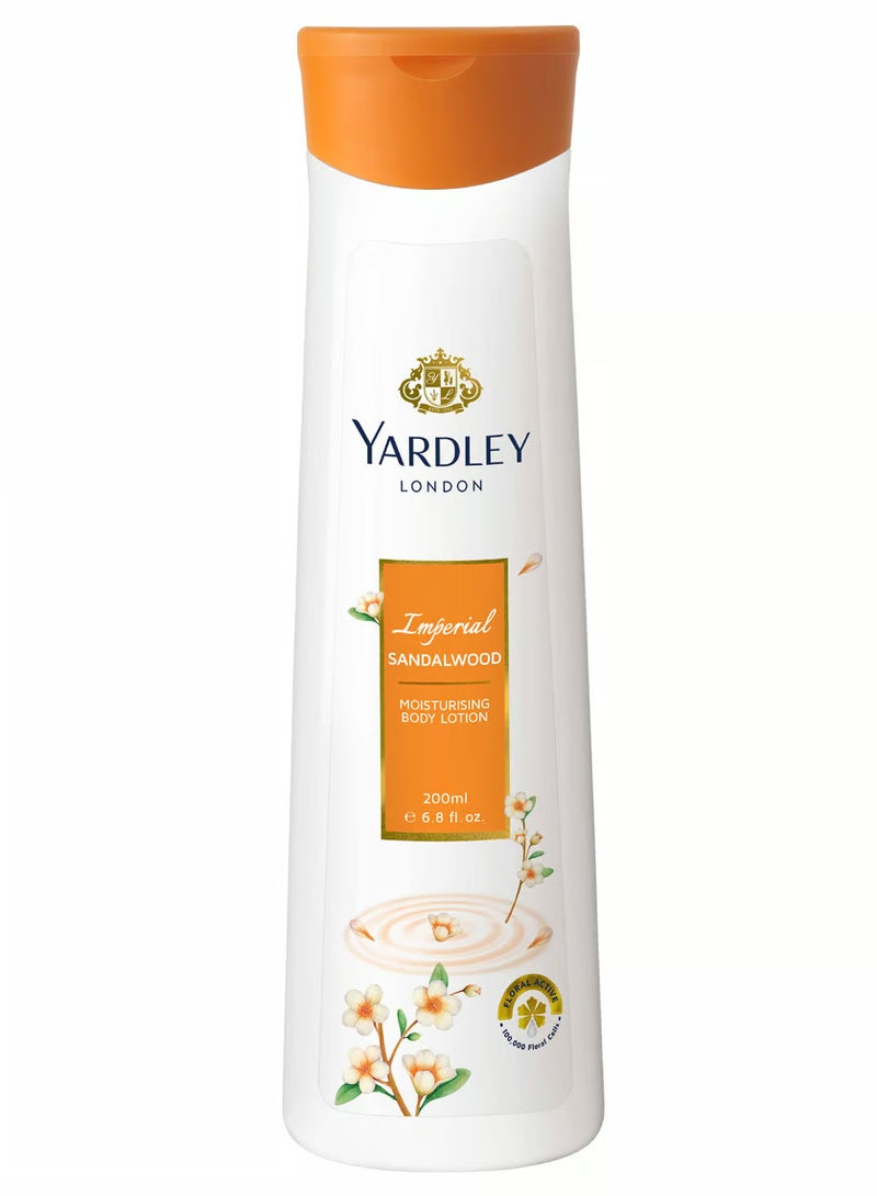 Yardley Sandalwood Moisturising Body Lotion 200ml - Image 1